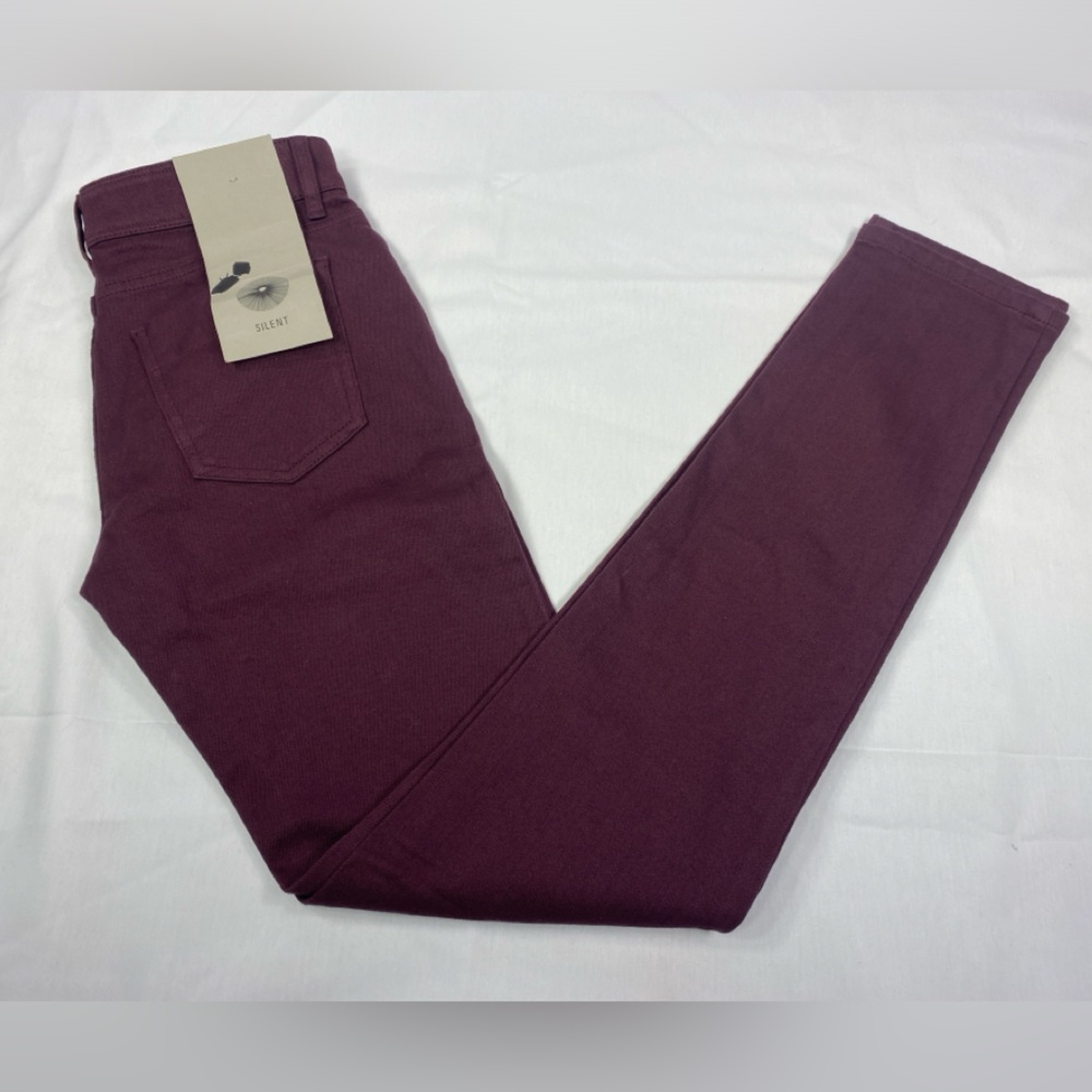 DAMIR DOMA Antelope Skinny Fit Jeans Burgundy 5 Pocket Low Rise Italy 27